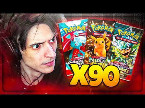 PARADOSSO TEMPORALE vs DESTINO DI PALDEA vs CREPUSOLO MASCHERATO (90 PACCHI CHALLENGE)