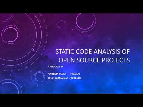 Static Code Analysis of Open Source Projects