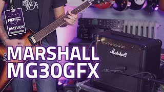 Video thumbnail for Marshall MG30GFX Guitar Combo Amplifier by PMTVUK