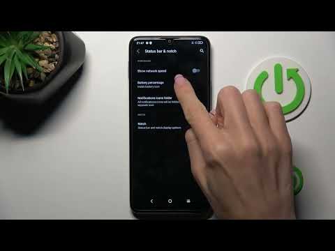 Battery Indicator on TCL 408 Status Bar - Check Battery Percentage