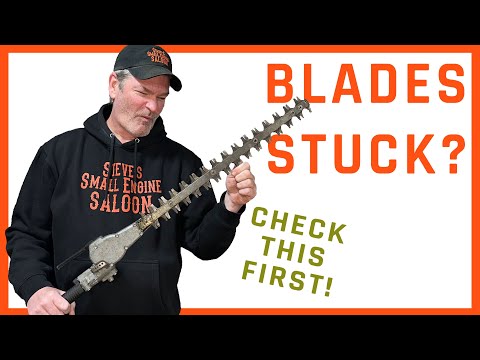 Hedge Trimmer Blades Won't Move? (TRY THIS FIRST!)