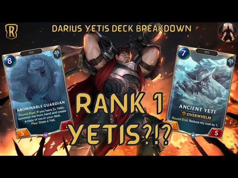 A YETIS Deck Hit Rank 1 In EMEA And I HAD To Try It Out - ft. Darius LeBlanc | Legends of Runeterra