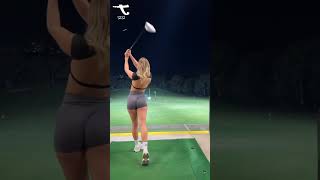 When girl go golfing 3 #short #golf #girl