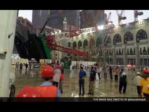 At Least 62 Dead as Crane Crashes Into Mecca's Grand Mosque