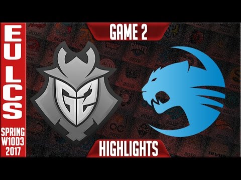 G2 esports vs Roccat Game 2 Highlights - EU LCS W10D3 Spring 2017 - G2 vs ROC G2