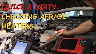 Testing An AFR/O2 Heater Circuit