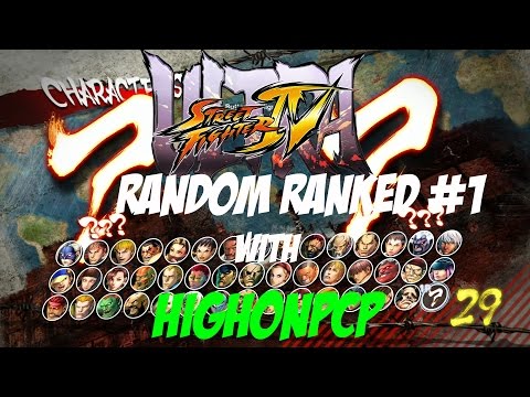 Ultra Street Fighter 4 - Random Select Ranked Matches #1 - I SUCK!