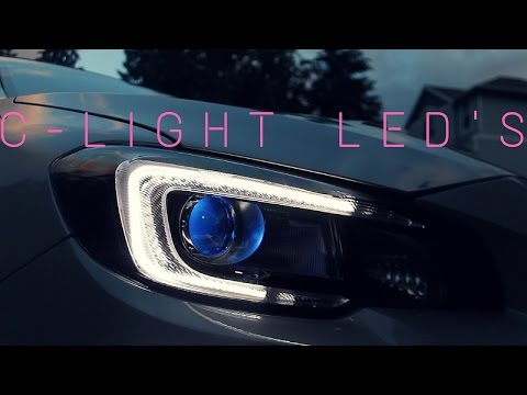 Diode Dynamics C-Light LED's How To Part 1/2 2016 WRX Limited