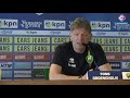 ADO-trainer Fons Groenendijk blikt vooruit op Excelsior: 'Blij dat Beugelsdijk terug is'