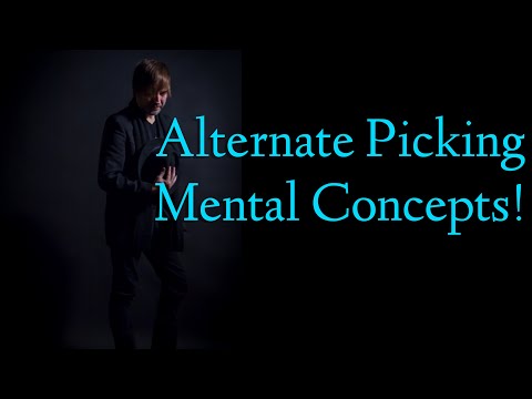 Andy Wood guitar series "The Woodshed" Ep 10- Alternate Picking Mental Concepts.