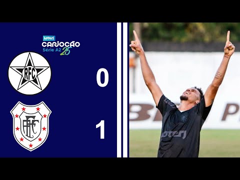 CARIOCÃO LOTERJ SÉRIE A2 (2025) - TAÇA SANTOS DUMONT - 5ª RODADA - RESENDE 0X1 AMERICANO