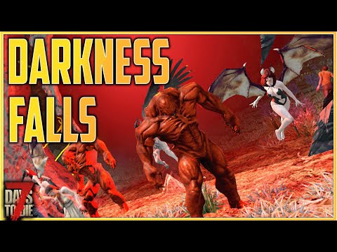 Trying 7 Days To Die's Most Popular Overhaul Mod - Darkness Falls Episode #1