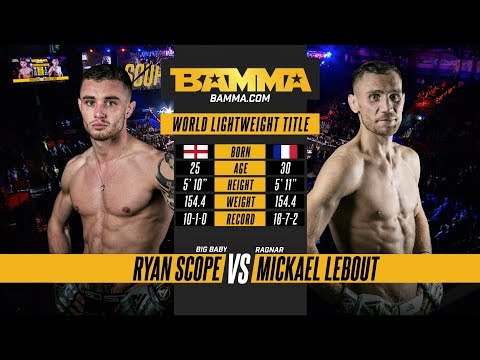 Ryan Scope vs Mickael Lebout full fight