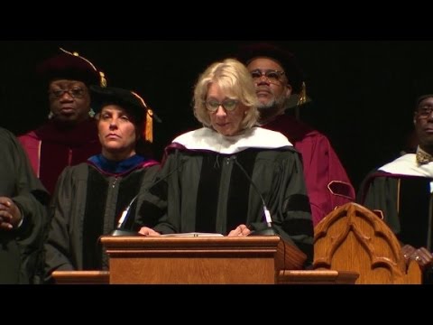 Students boo Education Secretary Betsy DeVos