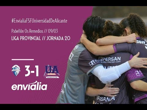 PARTIDO // JORNADA 20 // OURENSE ENVIALIA FSF - UA FSF // 09/03 // (3-1)