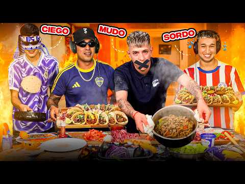 UN CIEGO, UN SORDO & UN MUDO INTENTANDO COCINAR ft LOSMACANA