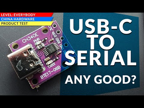 Det Builds Stuff: USB-C To Serial - Is It Any Good?