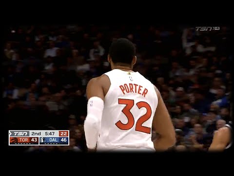 Otto Porter Jr. Drains the Corner 3 - Raptors vs Mavs