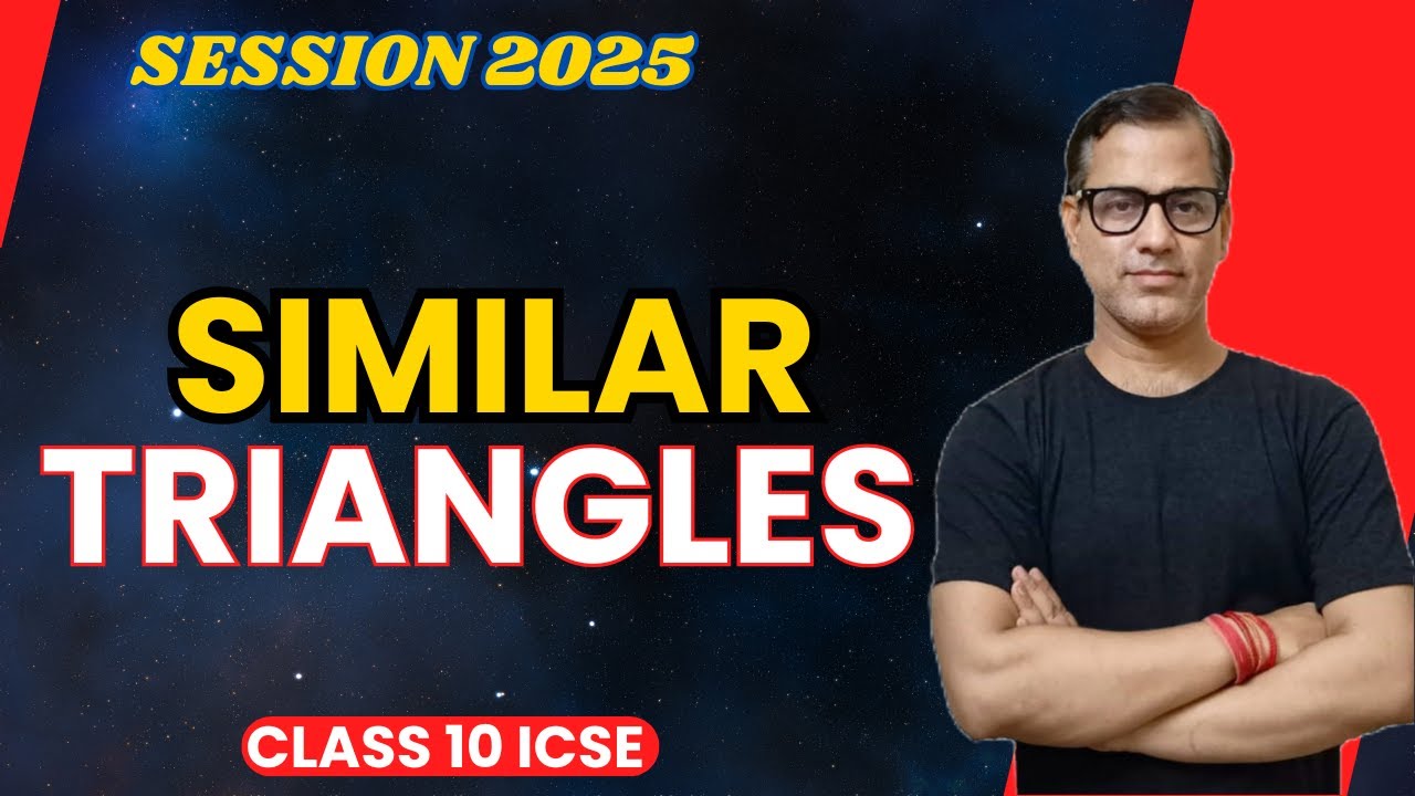 Similar Triangles | Similar Triangles ICSE Class 10 | Similarity ICSE | Maths 2025 |@sirtarunrupani