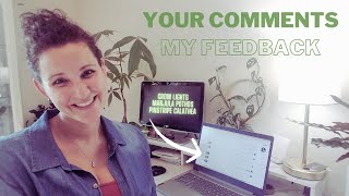 Your Comments | My Feedback #2
