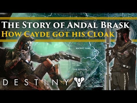 Destiny 2 Forsaken Lore - The Story of Andal Brask! His Vanguard Dare & How Cayde got his cloak!
