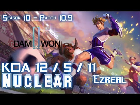 DWG Nuclear EZREAL vs APHELIOS ADC - Patch 10.9 KR Ranked