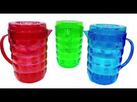 Nahata homeware plastic mentos jug (2 pcs glass set), for ho...