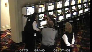 Surveillance video: David Allan Coe cuffed at casino