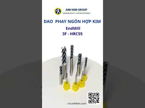 Dao phay ngón hợp kim 3F HRC55