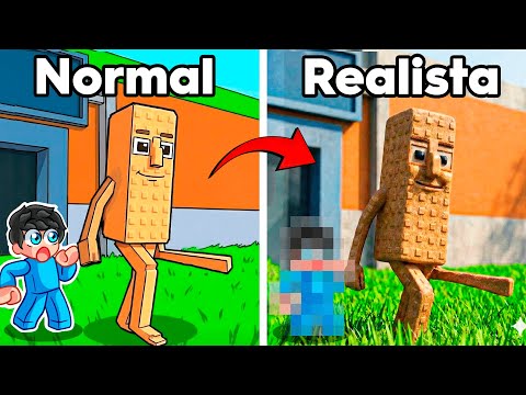 Jugué STEAL a Brainrot pero es SUPER REALISTA