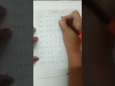 Table 101🤣 One hundred one🥰    #shorts     #viral