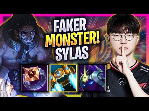 FAKER IS A MONSTER WITH SYLAS! - T1 Faker Plays Sylas MID vs Galio! | Season 2025