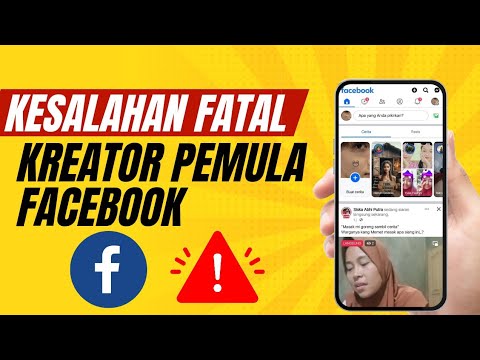 kesalahan content Creator pemula di Facebook profesional