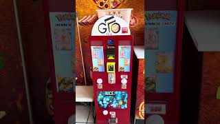 My first Pokemon cards vending machine! #pokemon #pokemoncards