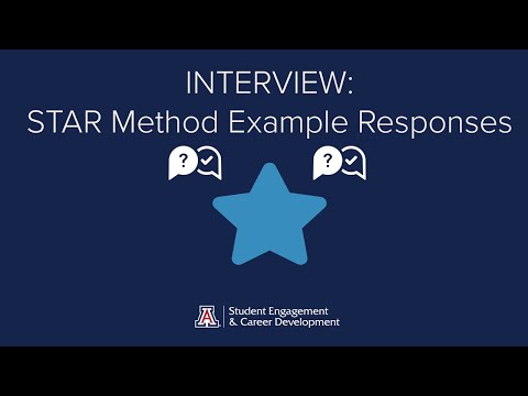 Interviewing  STAR Method Example Responses