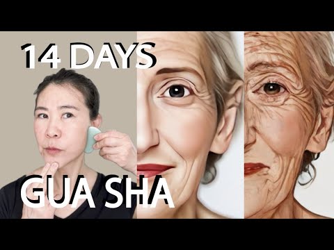EASY GUA SHA FACE MASSAGE TO ERASE DOUBLE CHIN, SMILE LINES, GLOWING SKIN, LAUGH LINES. Anti-aging.