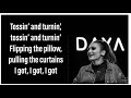 DAYA INSOMNIA LYRICS VIDEO