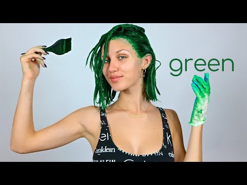 Dyeing all my hair GREEN