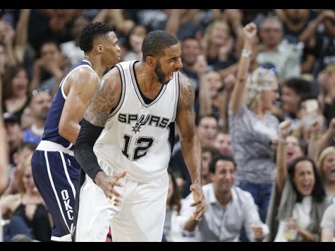 LaMarcus Aldridge 38 Pts Thunder vs Spurs Game 1  April 30 Full Highlights nba playoffs 2016