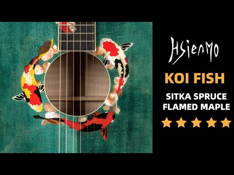 Hsienmo D Custom Koi acoustic guitar 2025 image 18