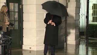Donald Trump, Melania Trump depart White House on way to Mar-A-Lago