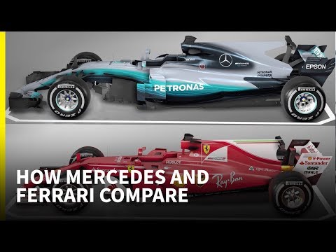 F1 2017 tech special: How Mercedes and Ferrari compare