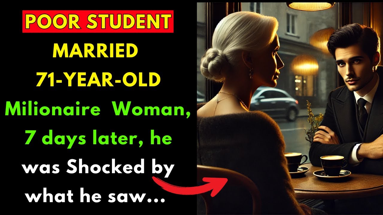 POOR STUDENT MARRIED 71-YEAR-OLD MILLIONAIRE WOMAN, 7 DAYS LATER, HE WAS SHOCKED BY WHAT HE SAW...
