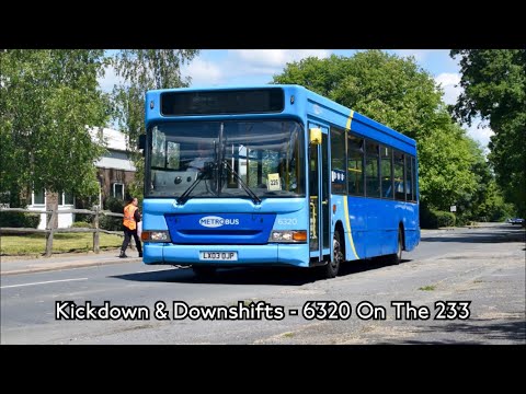 KICKDOWN & DOWNSHIFTS | Journey On The 233 | 6320 (LX03 OJP) | Dennis Dart SLF / Plaxton Pointer