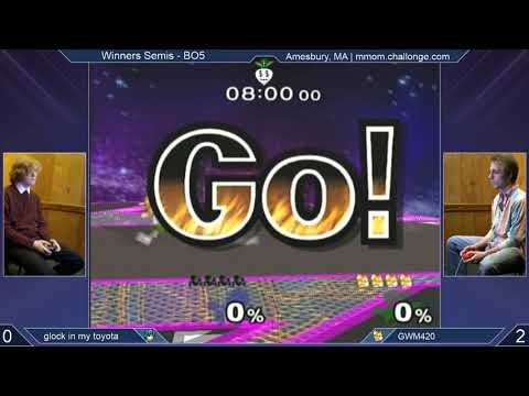 MMOM180 SSBM - glock in my toyota (G&W, Marth) vs. GWM420 (Fox) - Melee WSF
