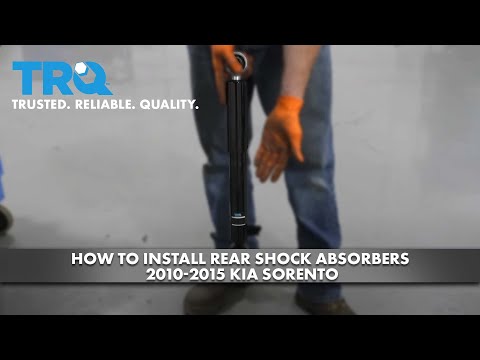 How to Install Rear Shock Absorbers 2010-2015 Kia Sorento