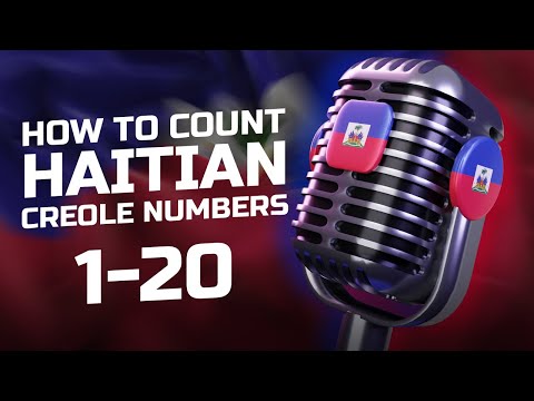 Haitian Creole Numbers 1-20 #haitiancreole