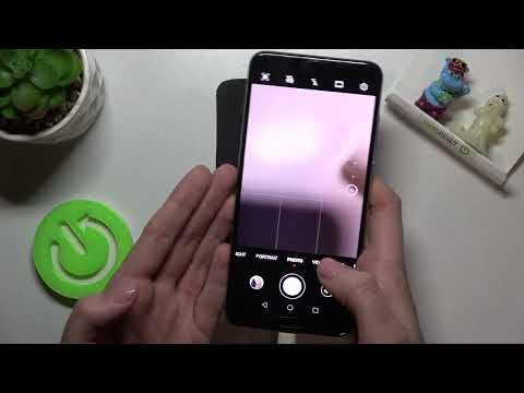 How to Turn On/Off Camera Grid Lines on HUAWEI P20 Pro | Assistive Grid