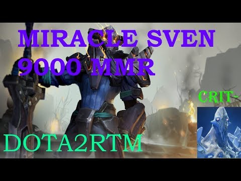 Miracle- Sven 9000MMR with Crit Ancient Aparition