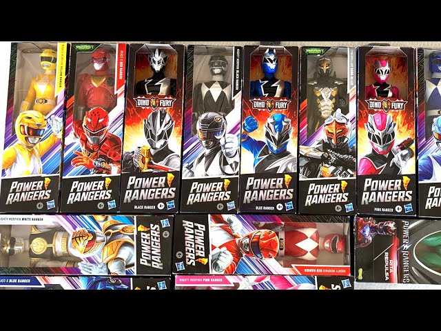 Vídeo relacionado con Power Rangers - Mini figuras de 2.5 pulgadas de edición limitada, Rangers negros, rosas y amarillos, juego de 3 figuras de acción